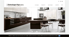 Desktop Screenshot of elettrolegnopepe.com